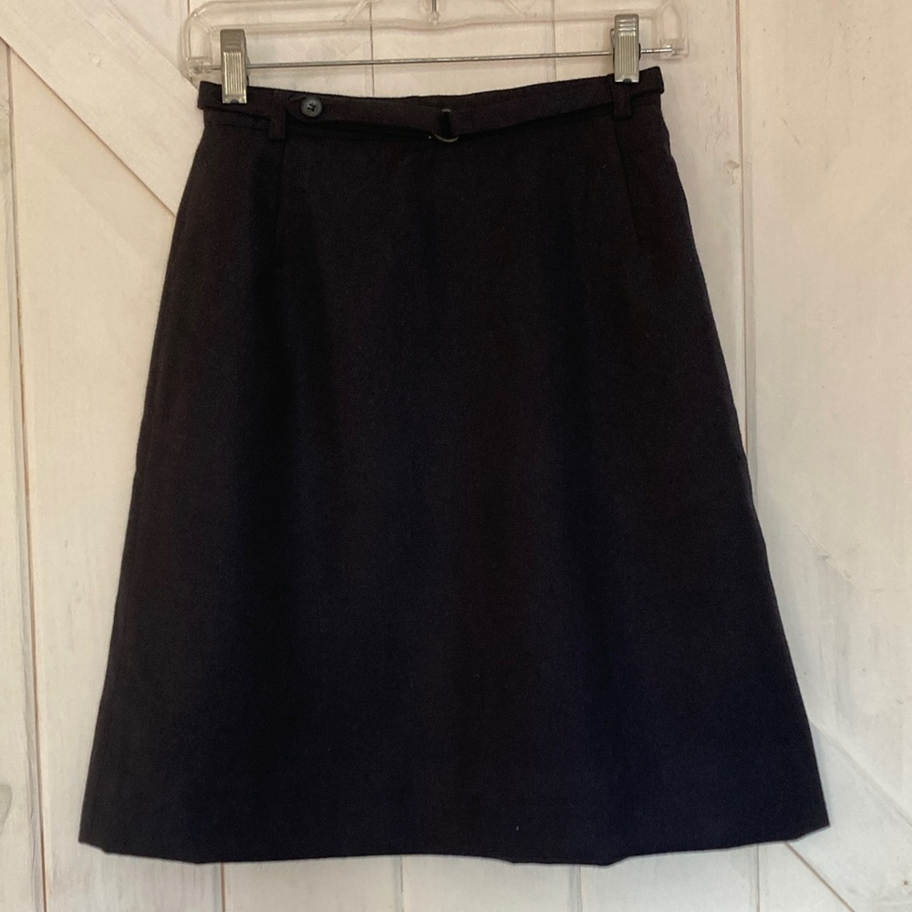 Vintage Jones New York Classic Navy A-Line Skirt